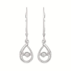 Shimmering Diamonds® Teardrop Earrings